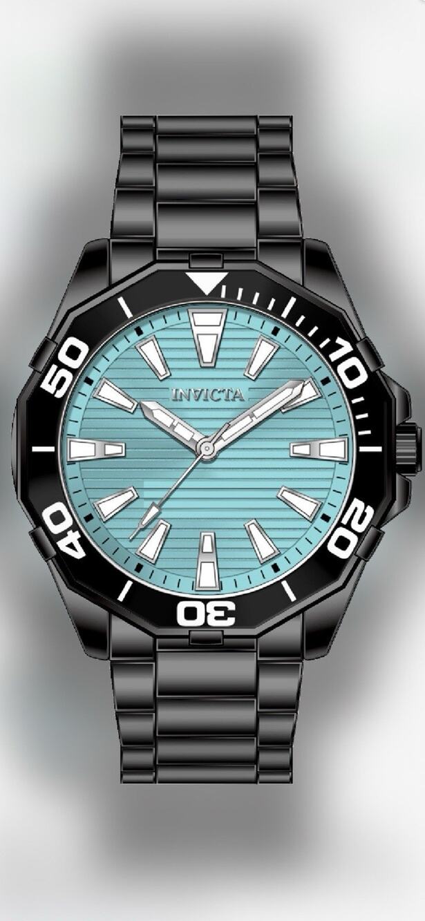 INVICTA 79017 Pro Diver Men’s 46mm Black Light Blue Dial
